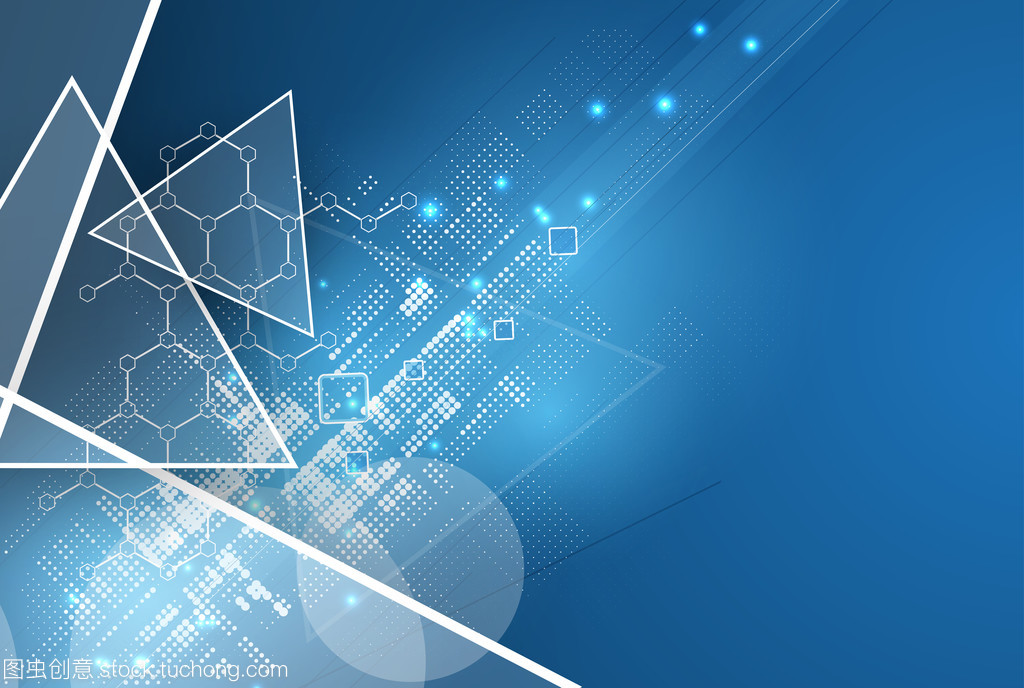 未來的技術(shù)風格。優(yōu)雅商務(wù)科技演示文稿背景